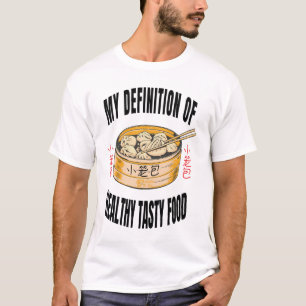 Gesunde Yummy Xiaolongbao Männer Weiß T-Shirt