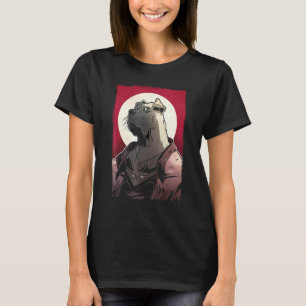 Gesunder Athlet Hund Schwarz T-Shirt