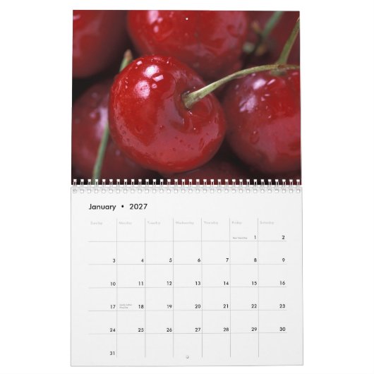 Gesunder Frucht-Fotografie-Kalender Kalender (Jan 2027)