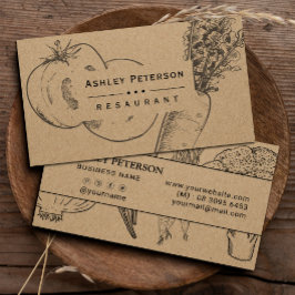 Gesunder Gemüsegarten und Kunsthandwerk Visitenkarte