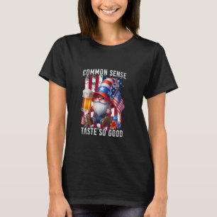 Gesunder Geschmack So guter Gnome Bär 4. Juli T-Shirt