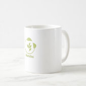 Gesunder Grüner Matcha-Becher Kaffeetasse (VorderseiteRechts)