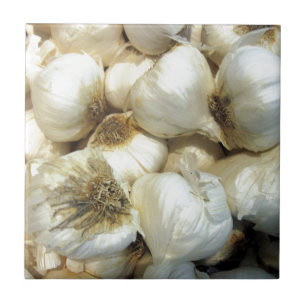 Gesunder Knoblauch Fliese