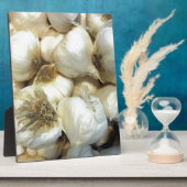 Gesunder Knoblauch Fotoplatte (Seite)