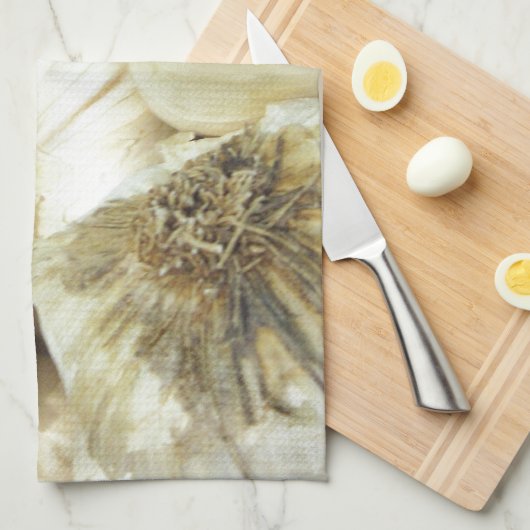 Gesunder Knoblauch Handtuch (Viertel Falte)
