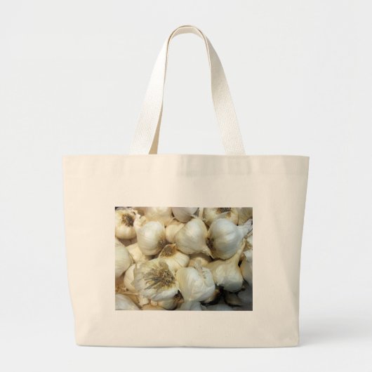 Gesunder Knoblauch Jumbo Stoffbeutel (Vorne)