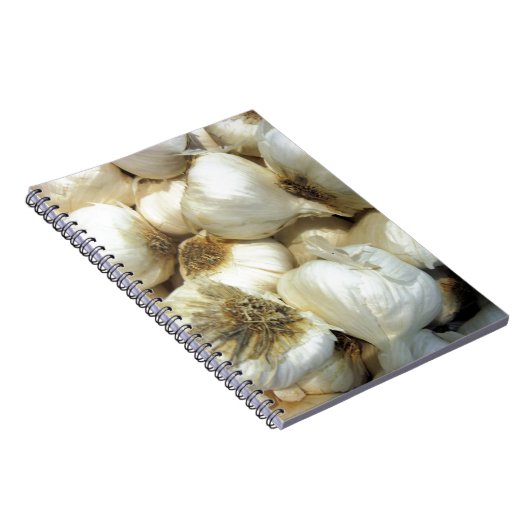 Gesunder Knoblauch Notizblock (Rechte Seite)