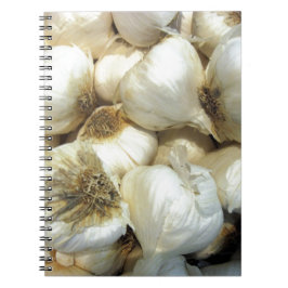 Gesunder Knoblauch Notizblock