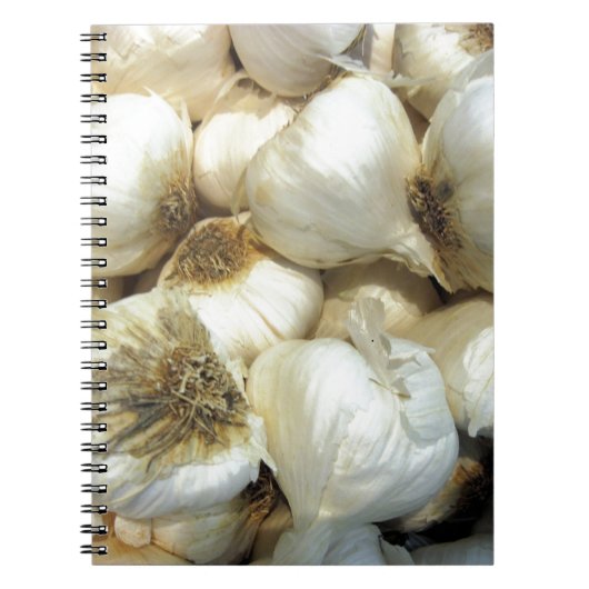 Gesunder Knoblauch Notizblock (Vorderseite)