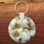 Gesunder Knoblauch Schlüsselanhänger (Vorderseite)