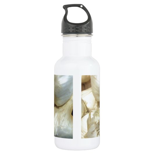 Gesunder Knoblauch Trinkflasche (Rückseite)