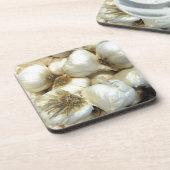 Gesunder Knoblauch Untersetzer (Linke Seite)