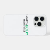 Gesunder Körper, gesunder Geist Handyhülle | Fitne iPhone Hülle (Rückseite (Horizontal))
