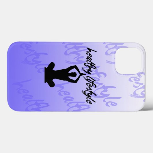 Gesunder Lebensstil Case-Mate iPhone Hülle (Rückseite (Horizontal))