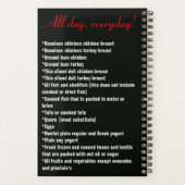 Gesunder Lebensstil Planer (Rückseite)