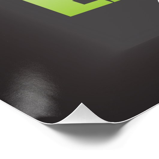 Gesunder Lebensstil Poster (Ecke)