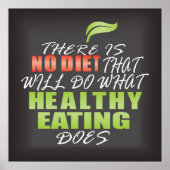 Gesunder Lebensstil Poster (Vorne)