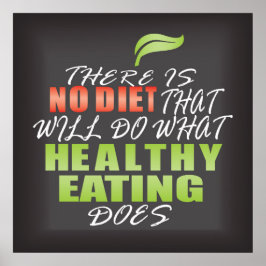 Gesunder Lebensstil Poster