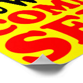 Gesunder Menschenverstand beleidigt euch lustiges  Poster (Ecke)