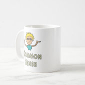 Gesunder Menschenverstand Kaffeetasse (Vorderseite Links)