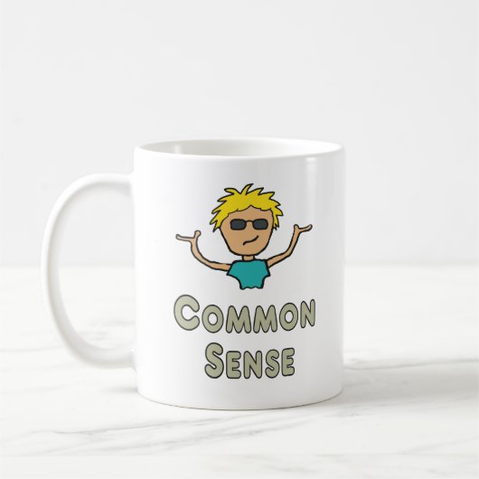 Gesunder Menschenverstand Kaffeetasse (Links)