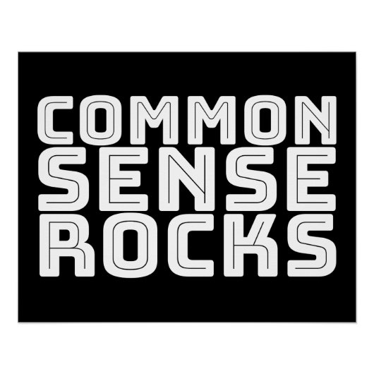 Gesunder Menschenverstand - Logik-Spaß Poster (Vorderseite)