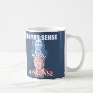 Gesunder Menschenverstand über Unsinn - Abstimmung Kaffeetasse