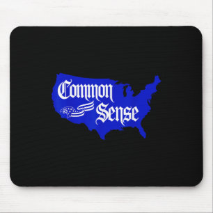 Gesunder Menschenverstand USA Patriotischer Stolz Mousepad