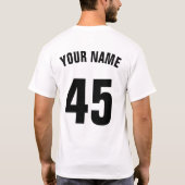 Gesunder Scratch Ice Hockey T - Shirt mit Back Pri (Rückseite)