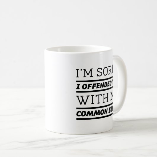 Gesunder Sinn Kaffeetasse (VorderseiteRechts)