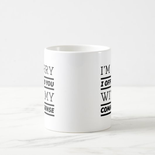 Gesunder Sinn Kaffeetasse (Mittel)