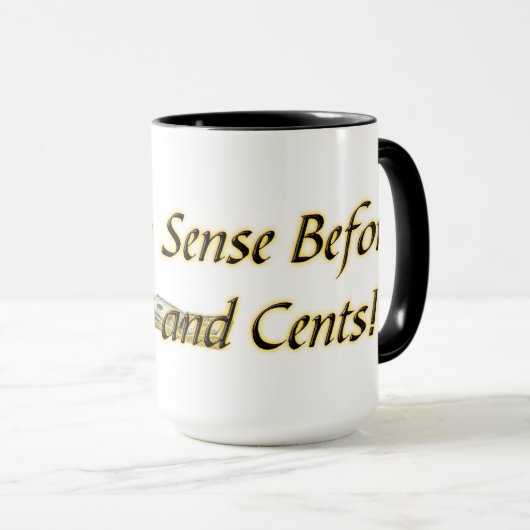Gesunder Sinn Tasse (VorderseiteRechts)