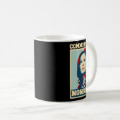 Gesunder Sinn über Unsinn Kamala Harris 2024 Elec Kaffeetasse (VorderseiteRechts)
