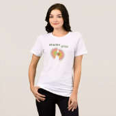 Gesunder T - Shirt mit lustiger Inschrift (Vorderseite voll)