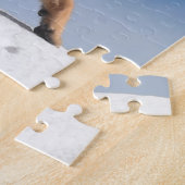 Gesunder und glücklicher deutscher Schäferhund Puzzle (Seite)