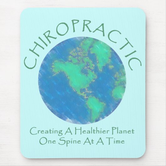 Gesünderer Planet Chiro Mousepad (Vorne)