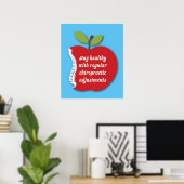 Gesundes (Apple) Chiropraktisches Poster 20" x 24" (Heimbüro)
