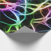 Gesundes buntes Neuron Geschenkpapier (Ecke)