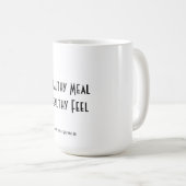 Gesundes Essen Kaffeetasse (VorderseiteRechts)