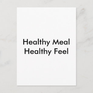 Gesundes Essen Postkarte