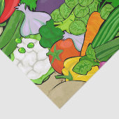 Gesundes Frischgemüse-Gemisch Seidenpapier (Ausschnitt)