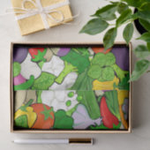 Gesundes Frischgemüse-Gemisch Seidenpapier (Geschenk)