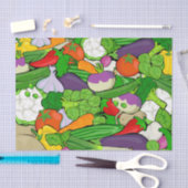 Gesundes Frischgemüse-Gemisch Seidenpapier (Handwerk)