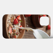 Gesundes Frühstück Case-Mate iPhone Hülle (Rückseite (Horizontal))