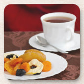 Gesundes Frühstück Getränkeuntersetzer (Vorderseite)