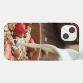 Gesundes Frühstück iPhone Hülle (Rückseite (Horizontal))