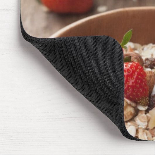 Gesundes Frühstück Mousepad (Ecke)