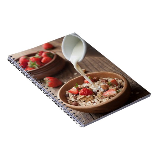 Gesundes Frühstück Notizblock (Rechte Seite)