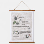 Gesundes Frühstück Pasta Rezept Wandteppich Mit Holzrahmen (Vorderseite 2)