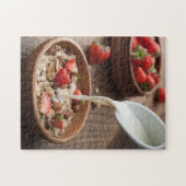 Gesundes Frühstück Puzzle (Horizontal)